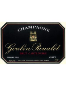 Champagne Goulin-Roualet Brut Carte Noire 1er Cru x6