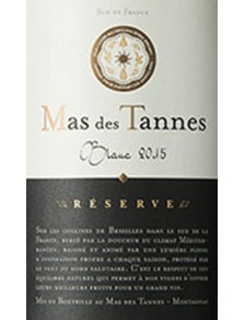 Mas des Tannes Réserve Blanc BIO 2014