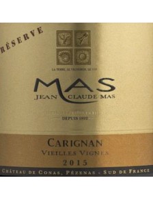 JC MAS Carignan Vieilles Vignes Réserve 2015