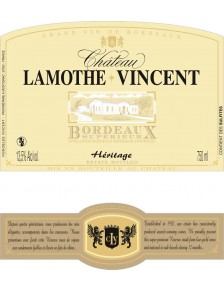 Château Lamothe-Vincent  Héritage 2016