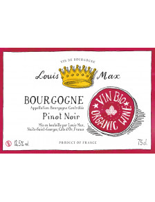 Louis Max - Bourgogne Pinot Noir Bio 2018