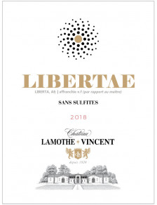 Château Lamothe-Vincent Libertae s/sulfites (Vegan) 2018