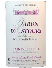 Baron d'Estours - Saint-Estèphe 2014 
