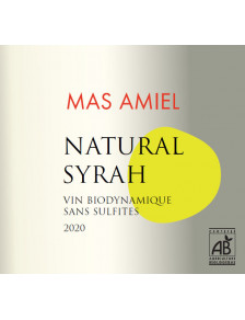 Mas Amiel - NATURAL SYRAH - VDP Roussillon - Bio 2020