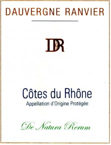 Côtes du Rhône Bio "de Natura Rerum" 2020