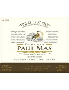 Paul Mas - Les Vignes de Nicole Cabernet-Syrah 2020 Magnum