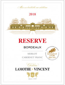 Château Lamothe-Vincent Réserve 2019