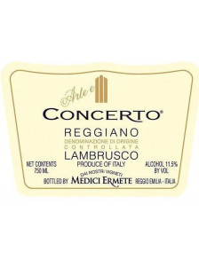Lambrusco Reggiano Secco DOC Concerto Bio 2025