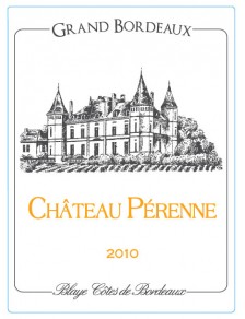 Château Pérenne Blanc - Côtes de Blaye 2010