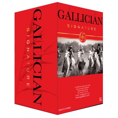 Gallician IGP GARD Rouge BIB 5L